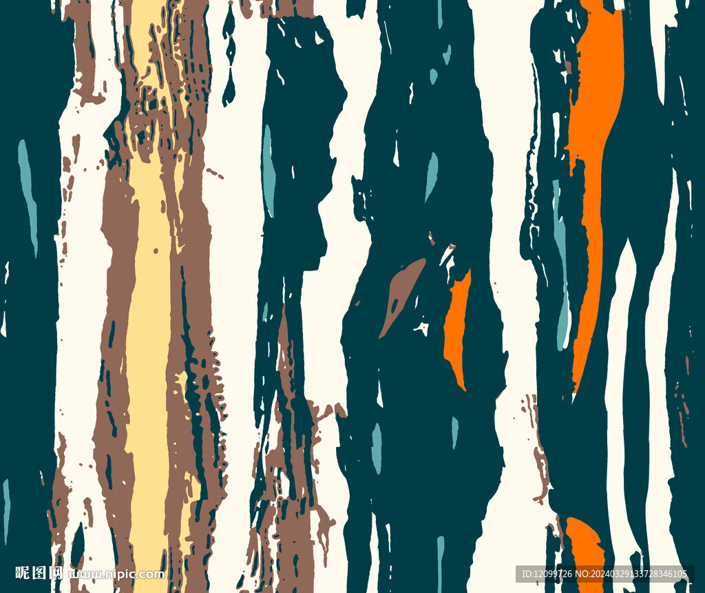 竖条条纹数码印花       