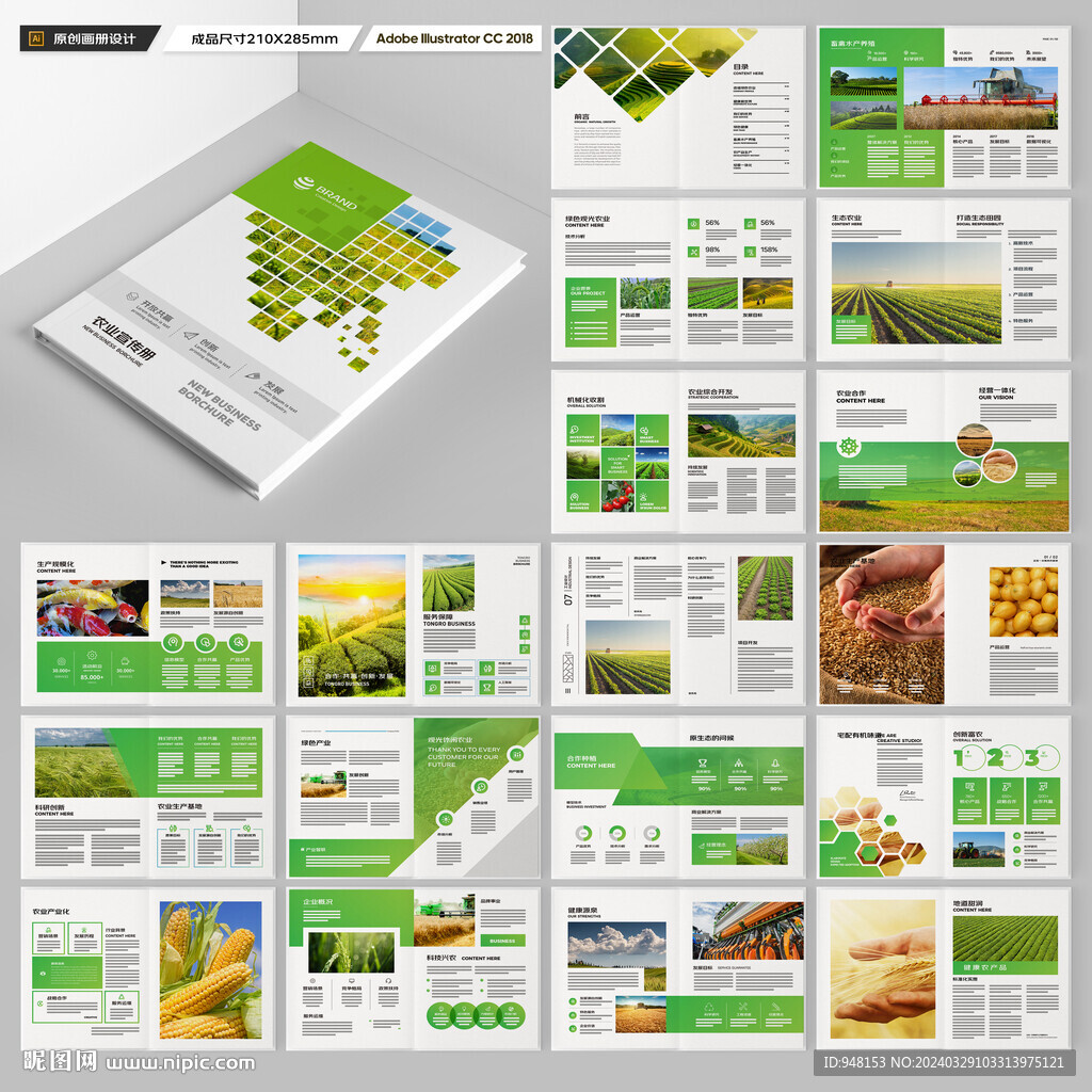 农业合作社画册