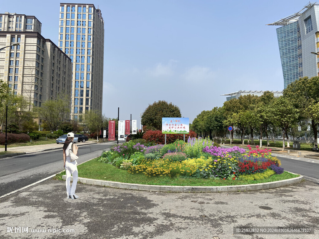 城市市政道路花镜设计图