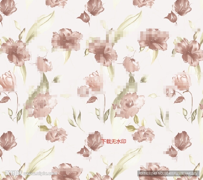 手绘花