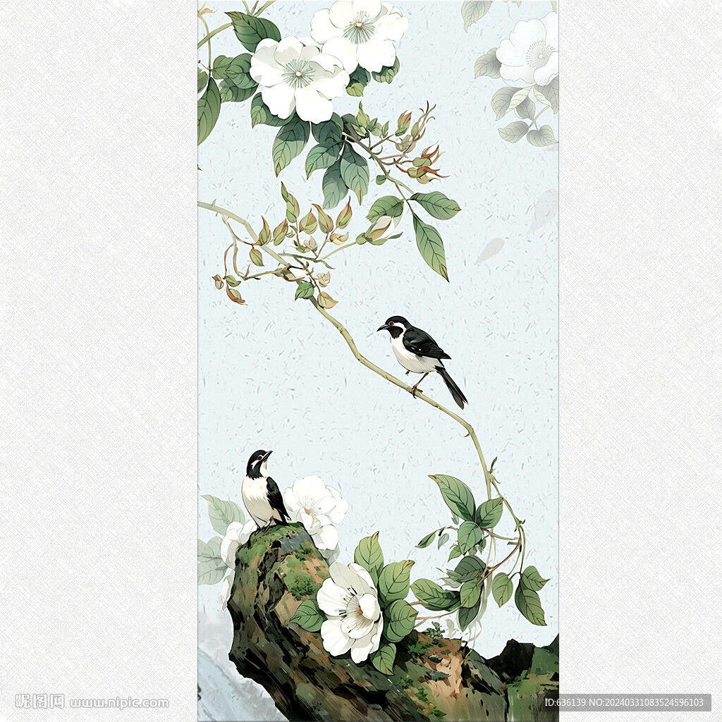玉兰喜鹊玄关