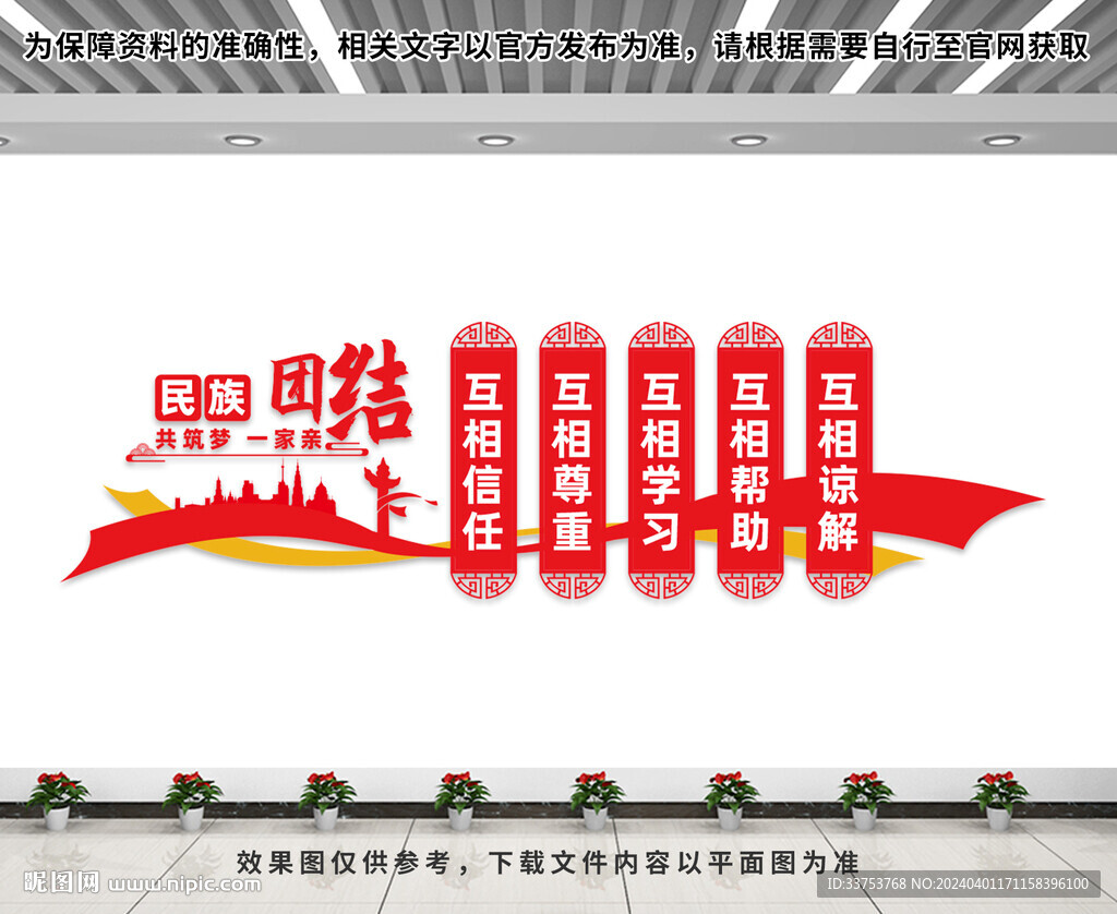 民族团结文化墙