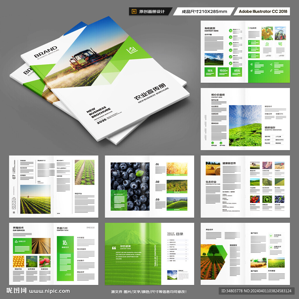 农业合作社画册