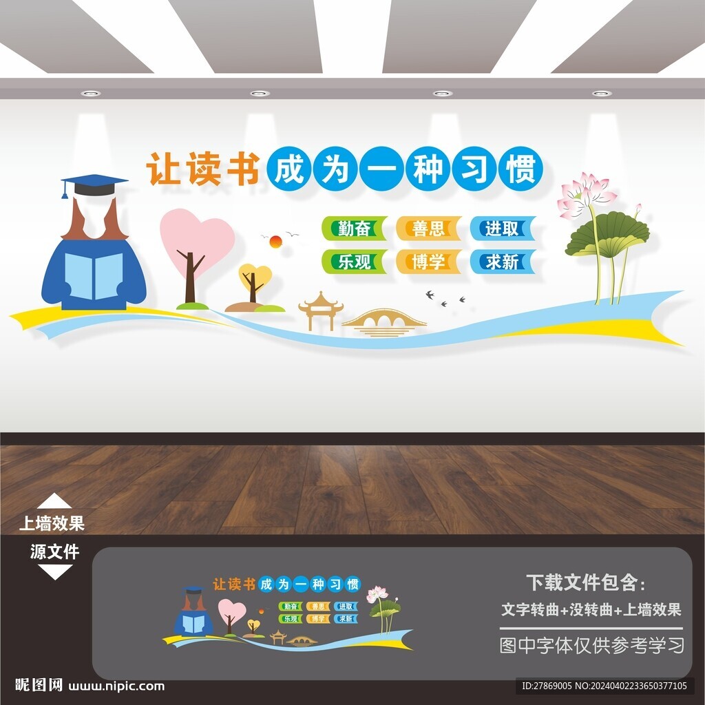 图书馆文化墙