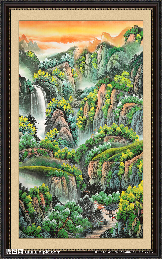 中国画山水