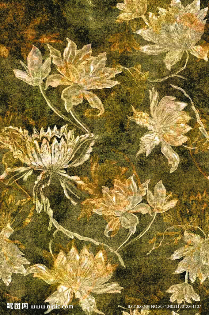 手绘花