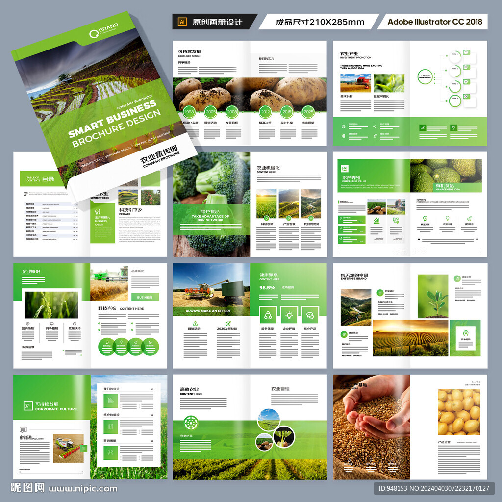 农产品宣传册