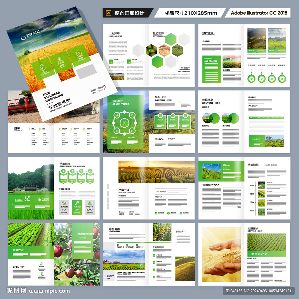 农产品画册