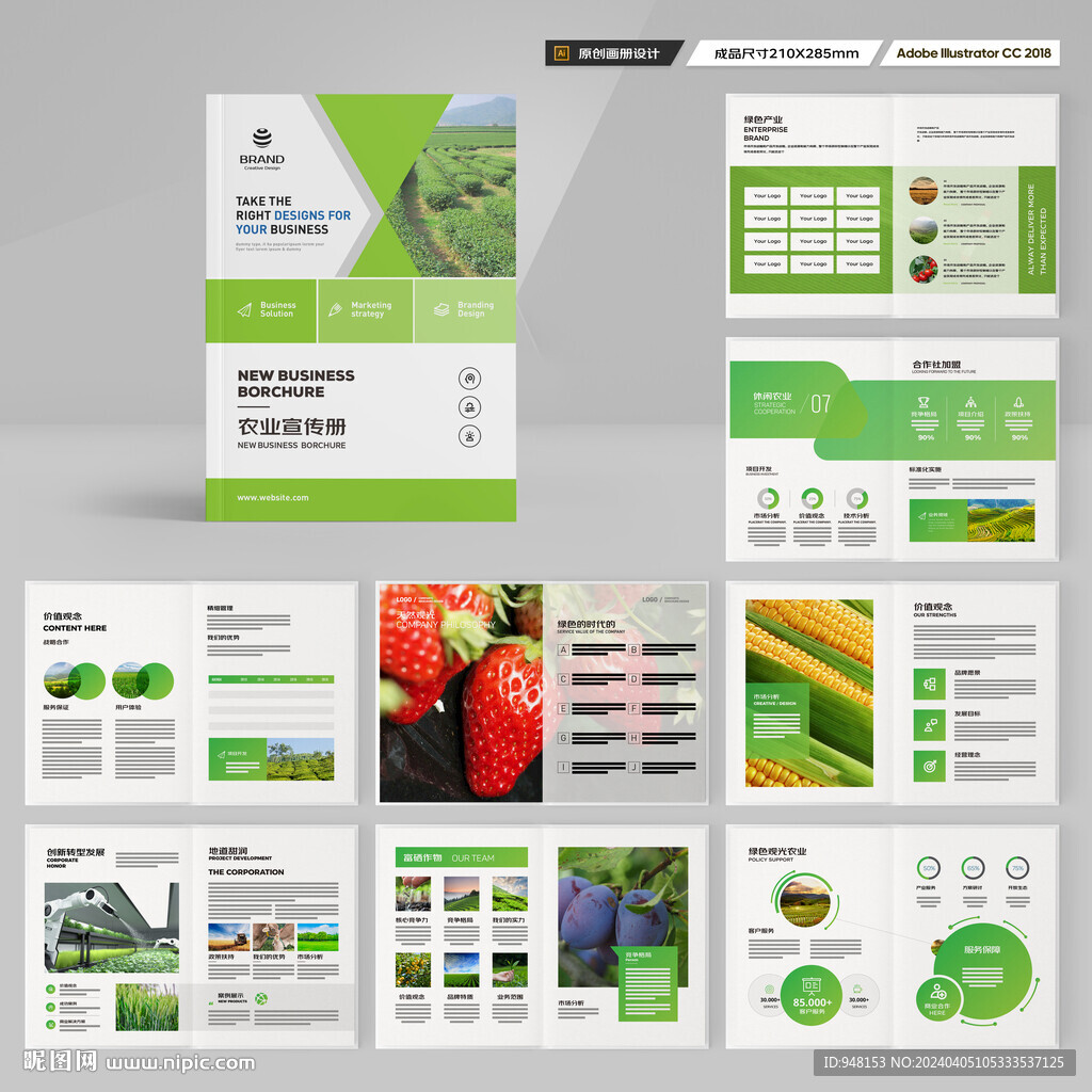 农业合作社画册