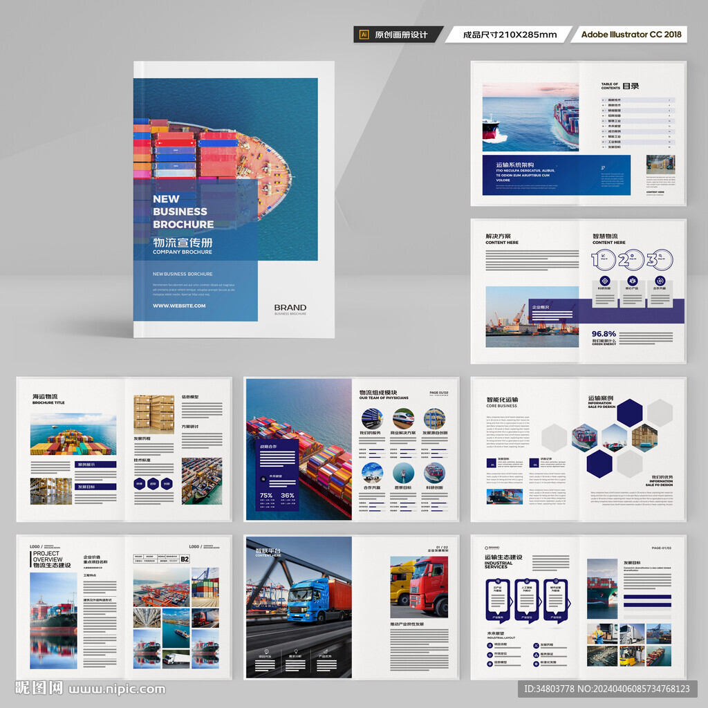 物流公司画册