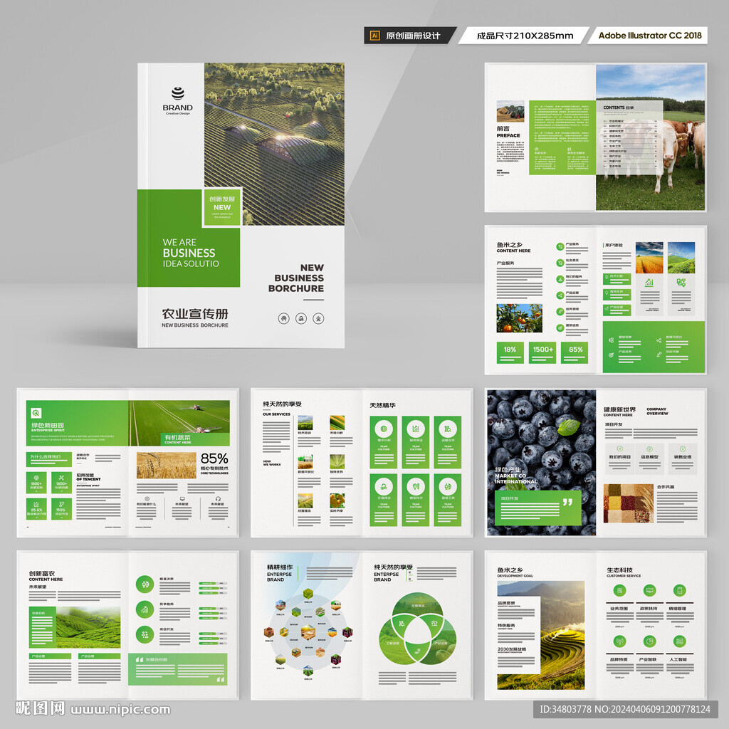 农业合作社画册