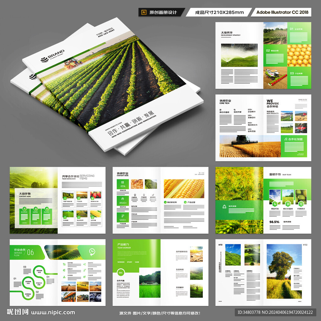 农业合作社画册