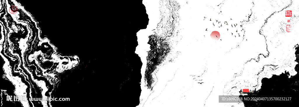 泼墨装饰画