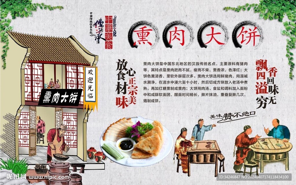 熏肉大饼