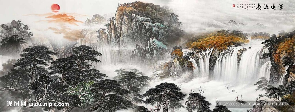 国画山水