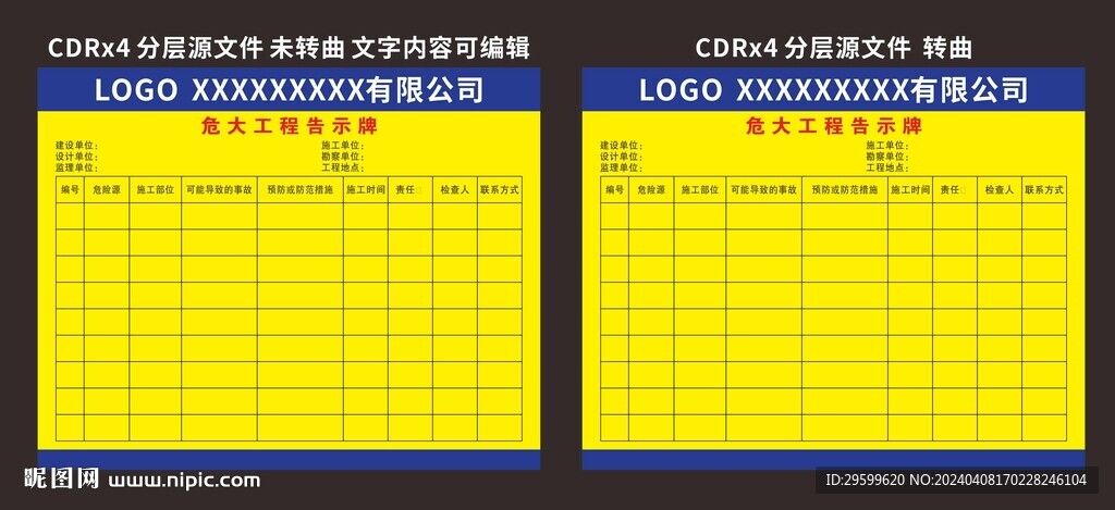 危大工程告示牌