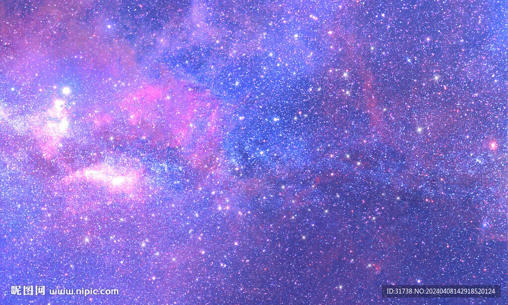 紫色宇宙星空背景