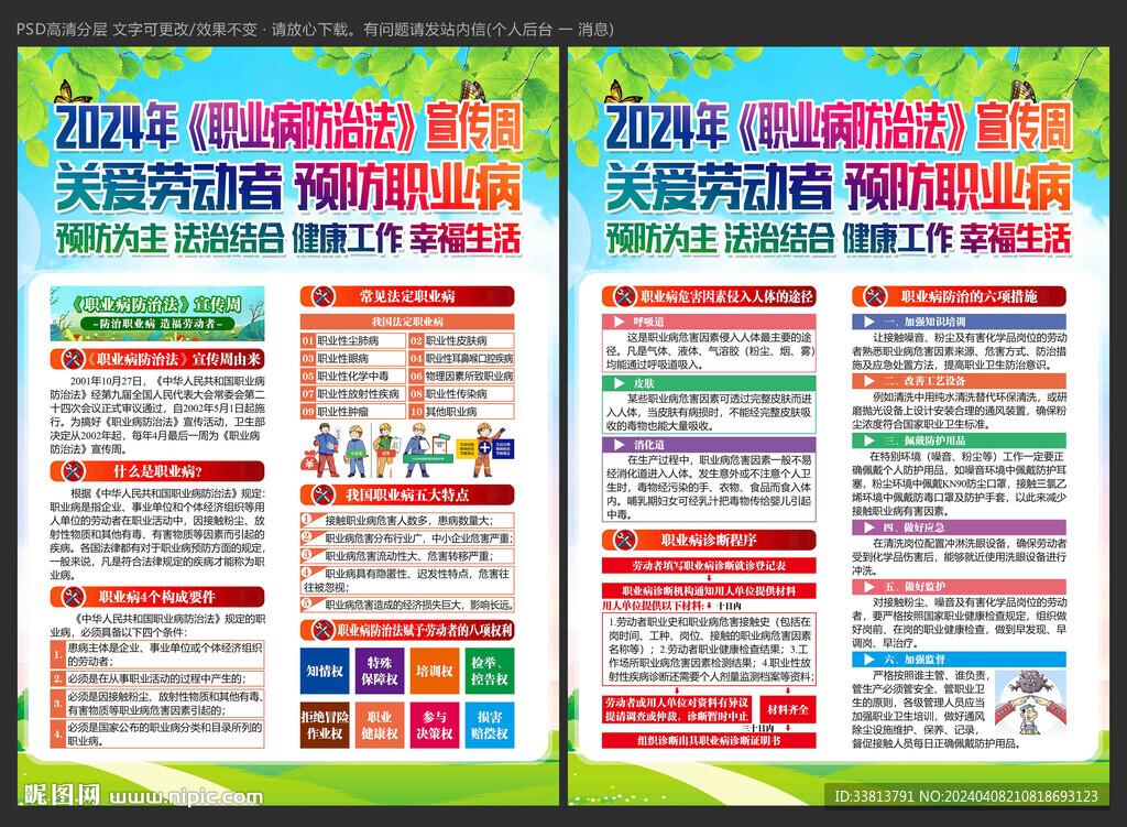 2024职业病防治法宣传周宣传