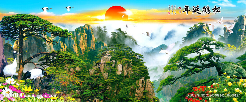 黄山迎客松