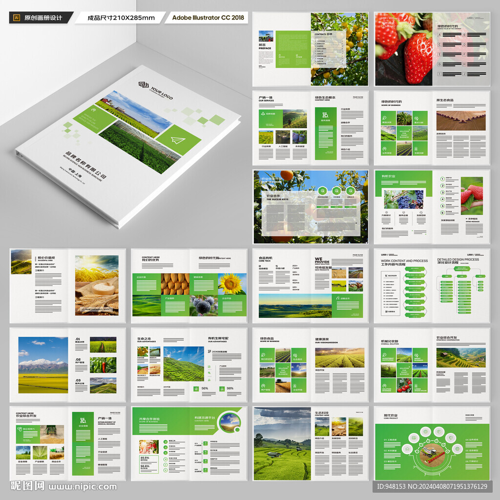 农产品画册