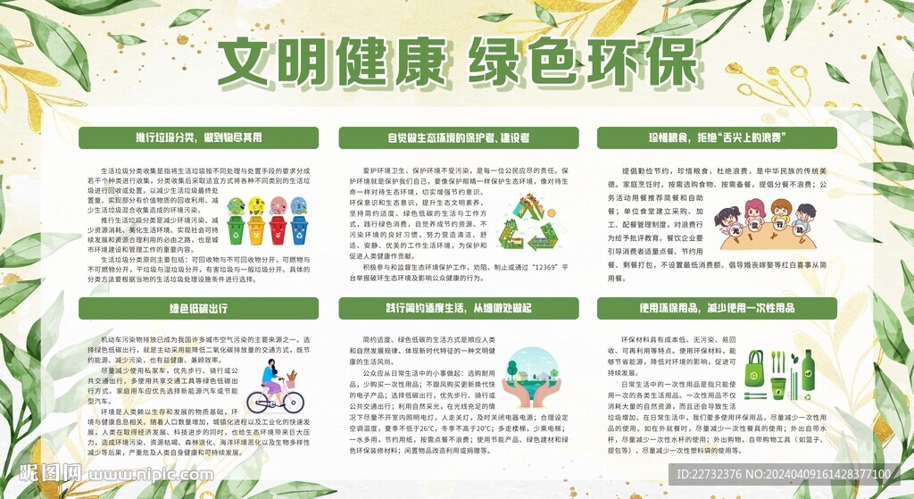 环保展板宣传栏