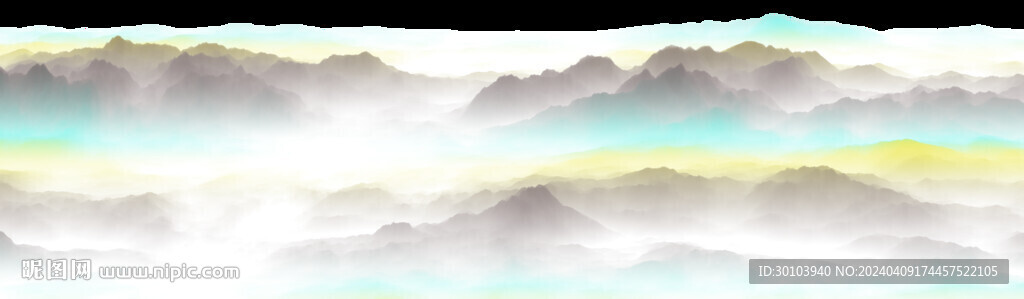  山水装饰画 