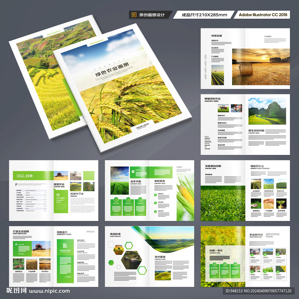农产品宣传册