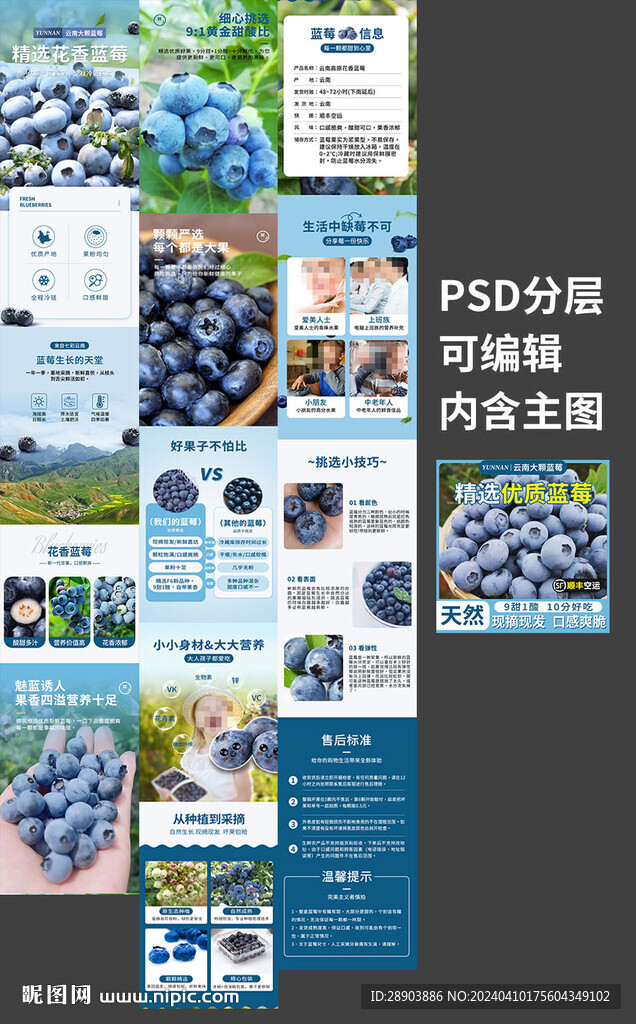 蓝莓详情页