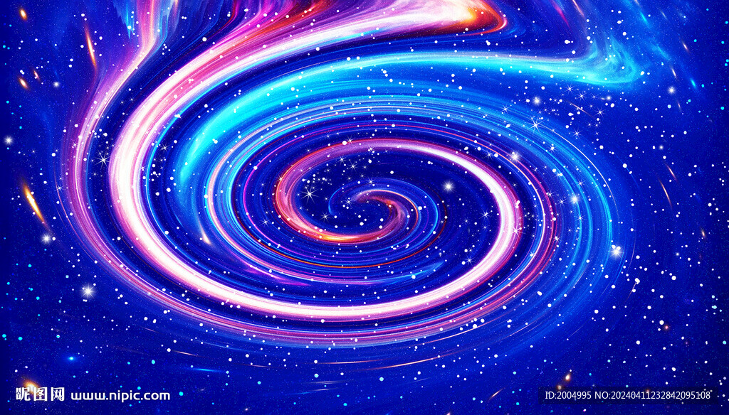 美丽旋涡星空