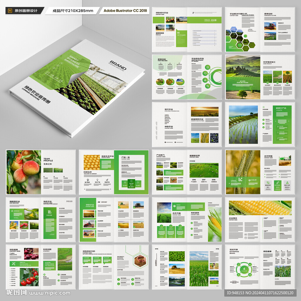 农业合作社画册