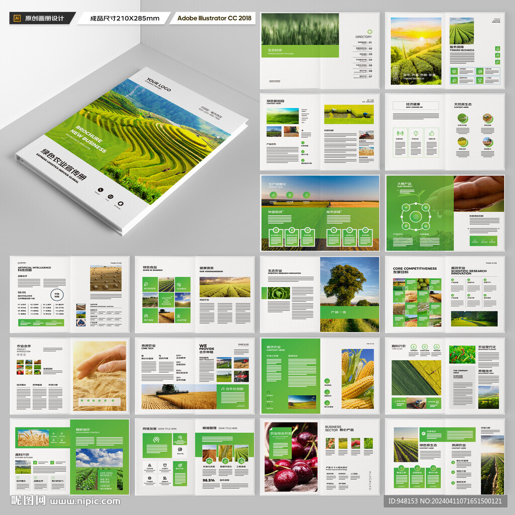 农产品宣传册