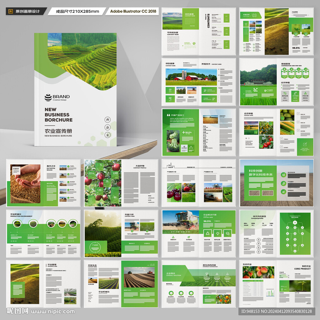 农产品宣传册