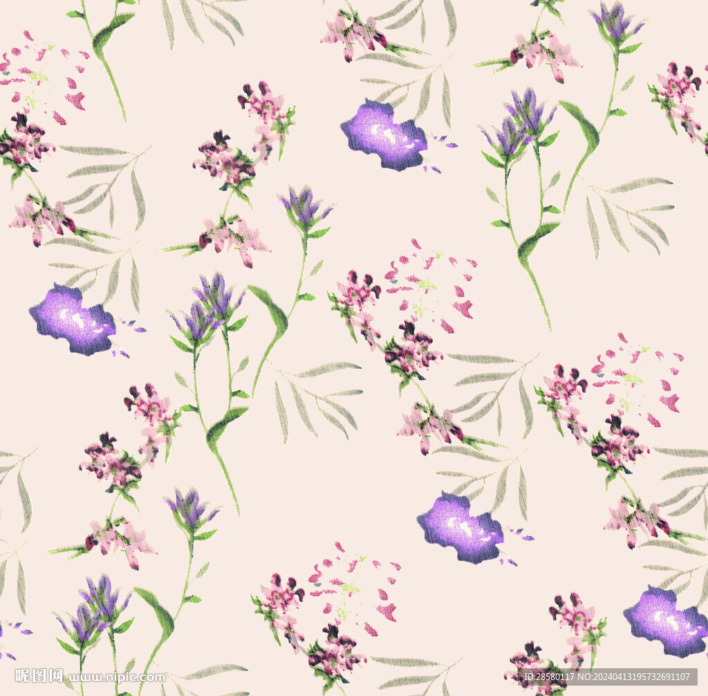 手绘花