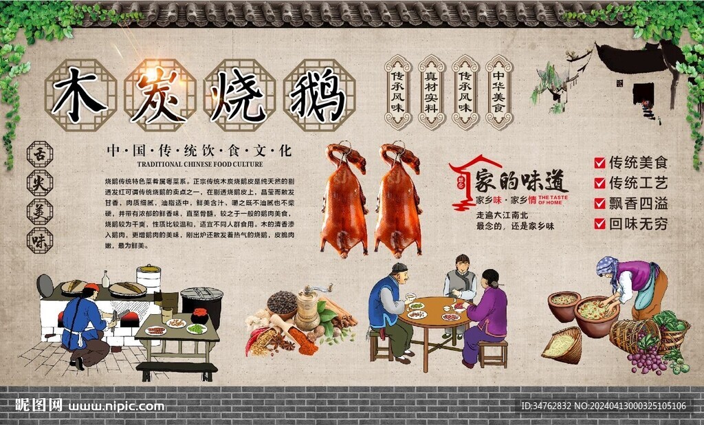 木炭烧鹅