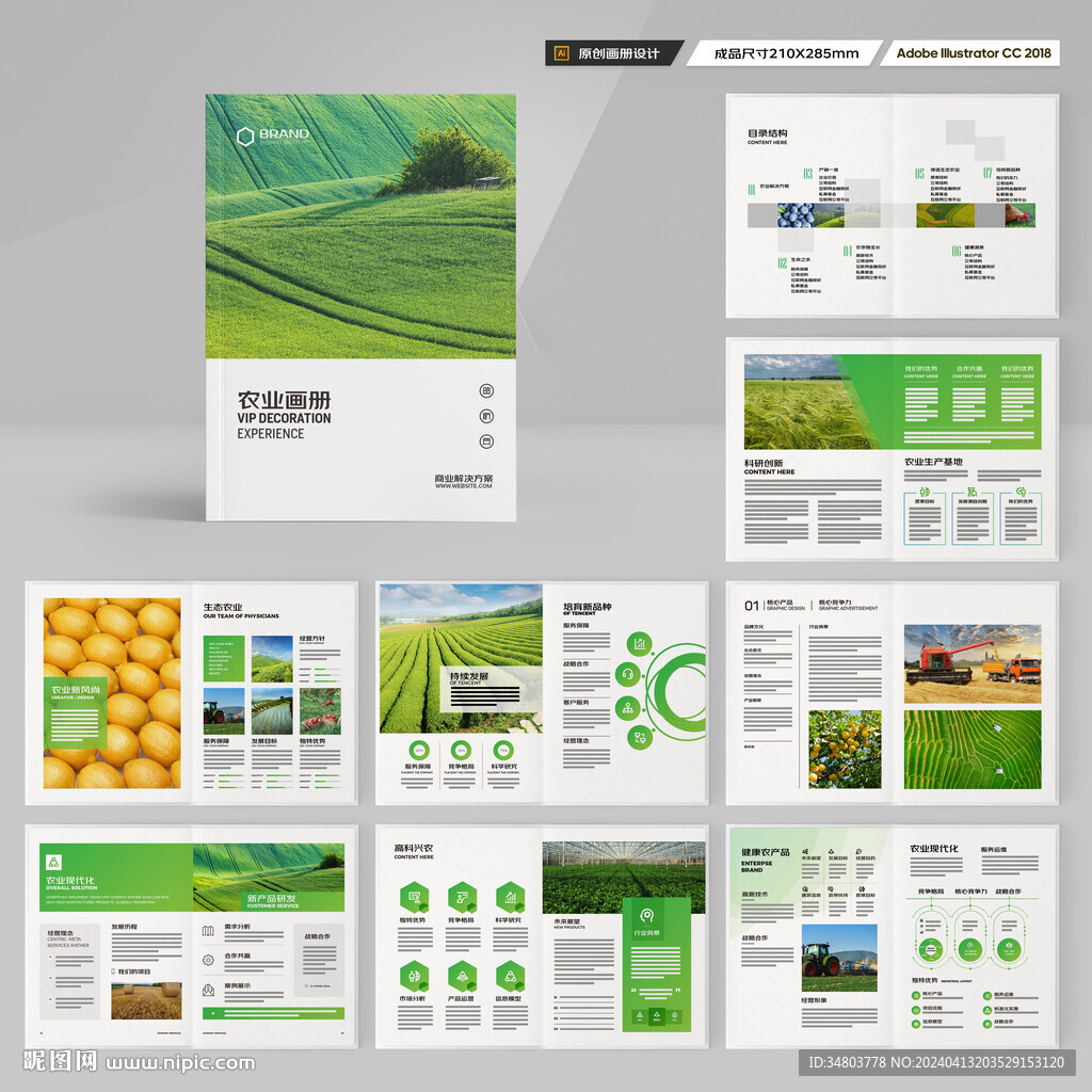 农产品宣传册