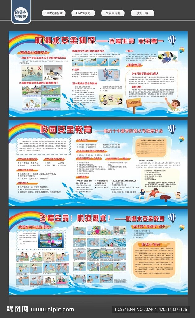 防溺水宣传栏