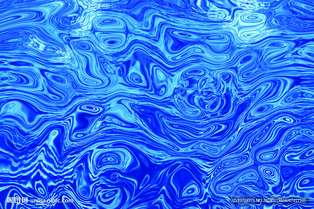 水波纹蓝色背景