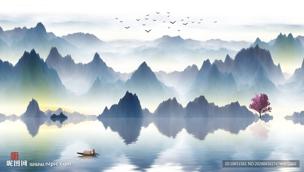 国画山水