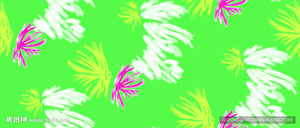 扎染花