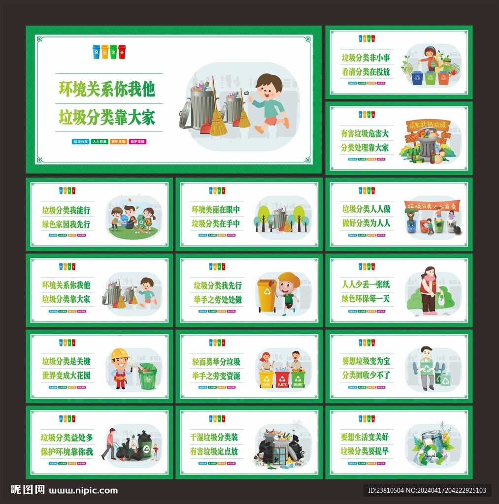 垃圾分类文化墙