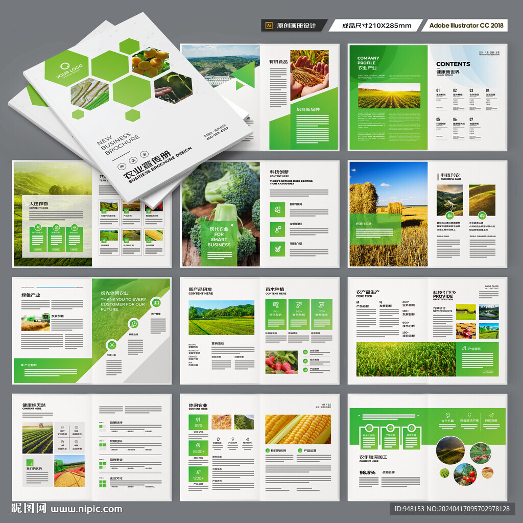 农业合作社画册