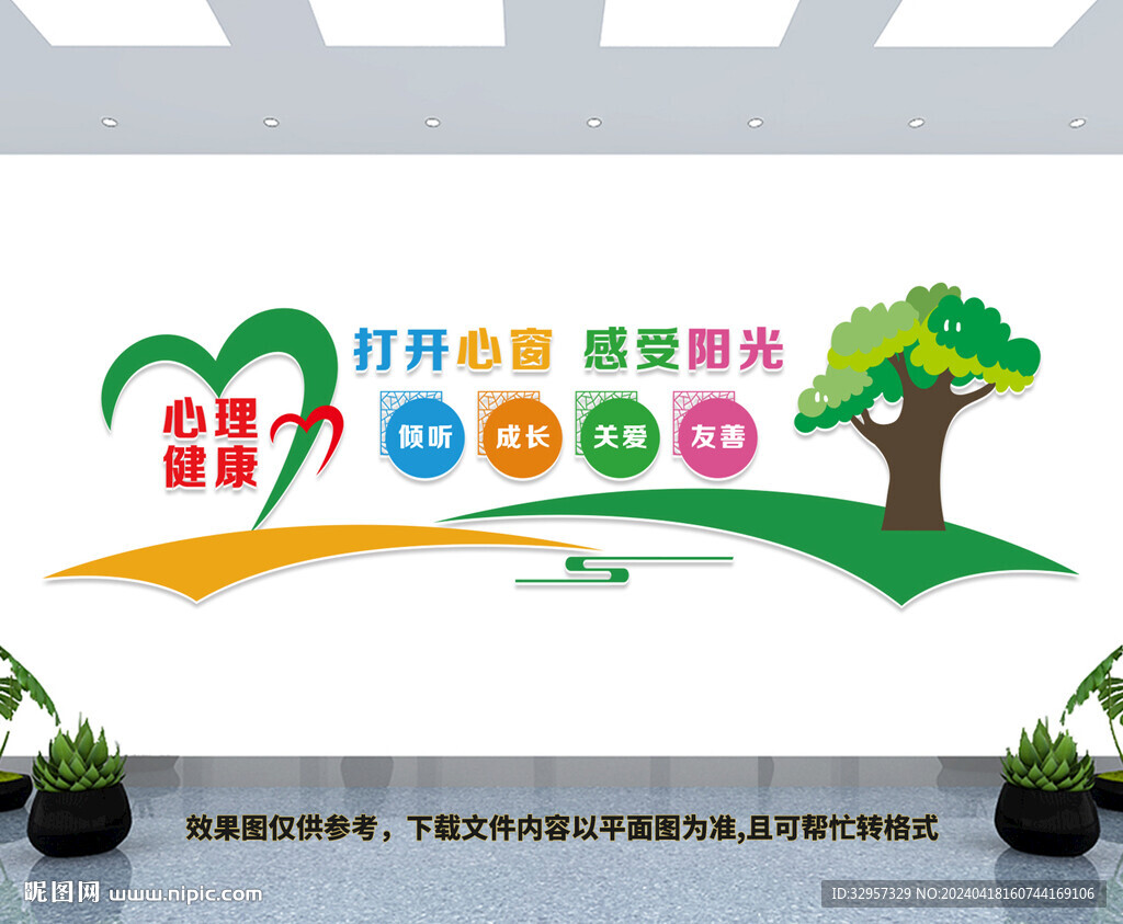 心理健康文化墙