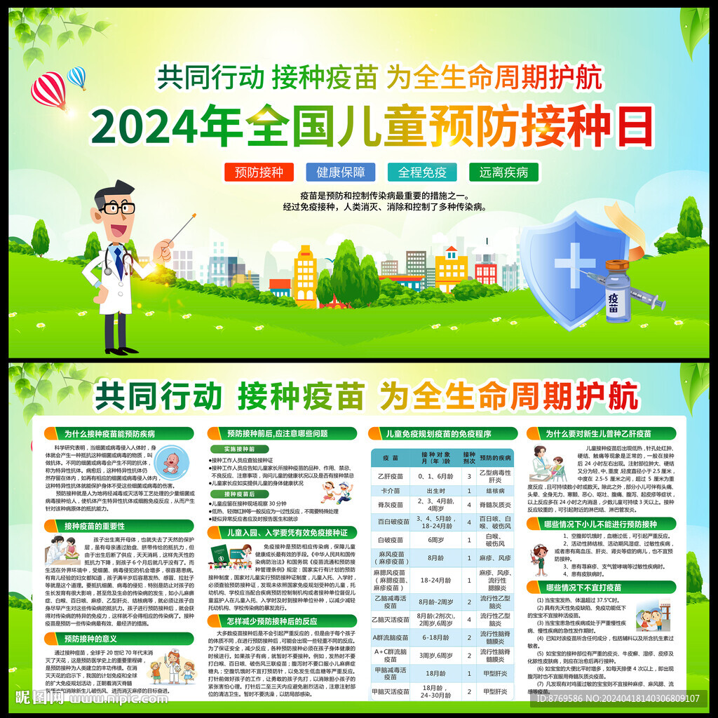 2024年全国儿童预防接种日