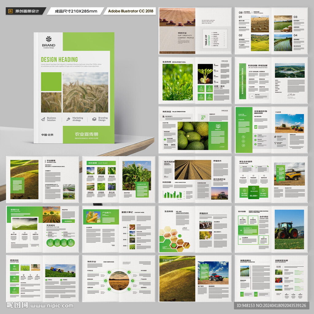 农产品画册