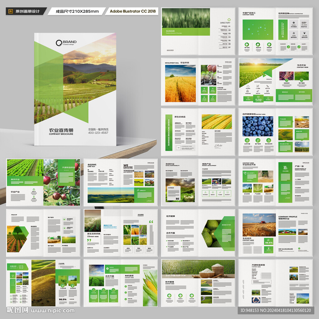 农业合作社画册