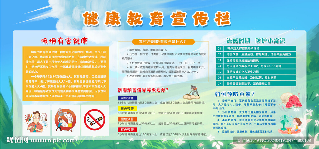 健康教育宣传栏