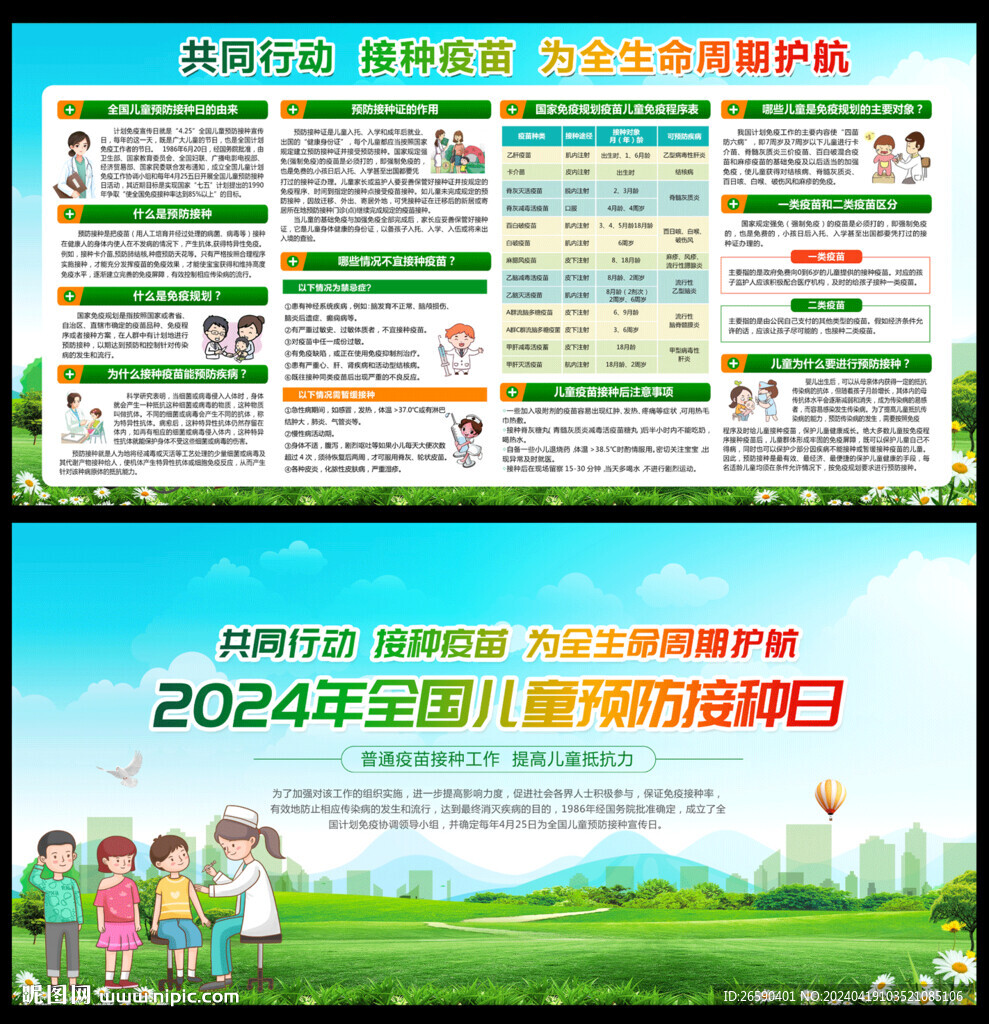 2024年全国儿童预防接种日