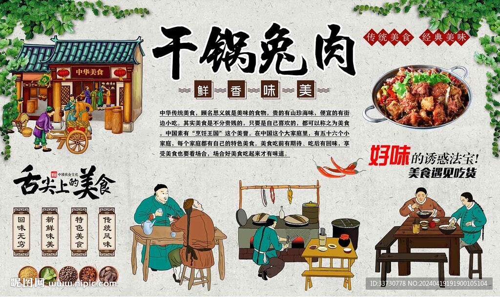 干锅兔肉
