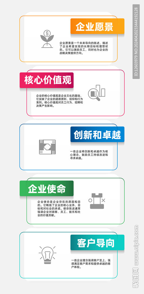 多彩数据信息图表