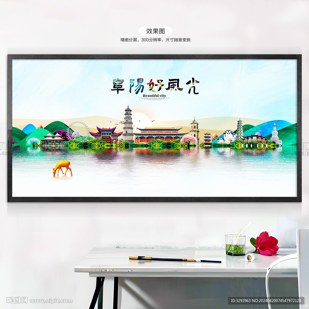 阜阳旅游海报